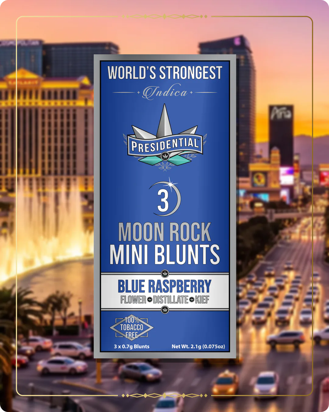 Blue Raspberry Presidential mini variant 2 for the Nevada Silver page