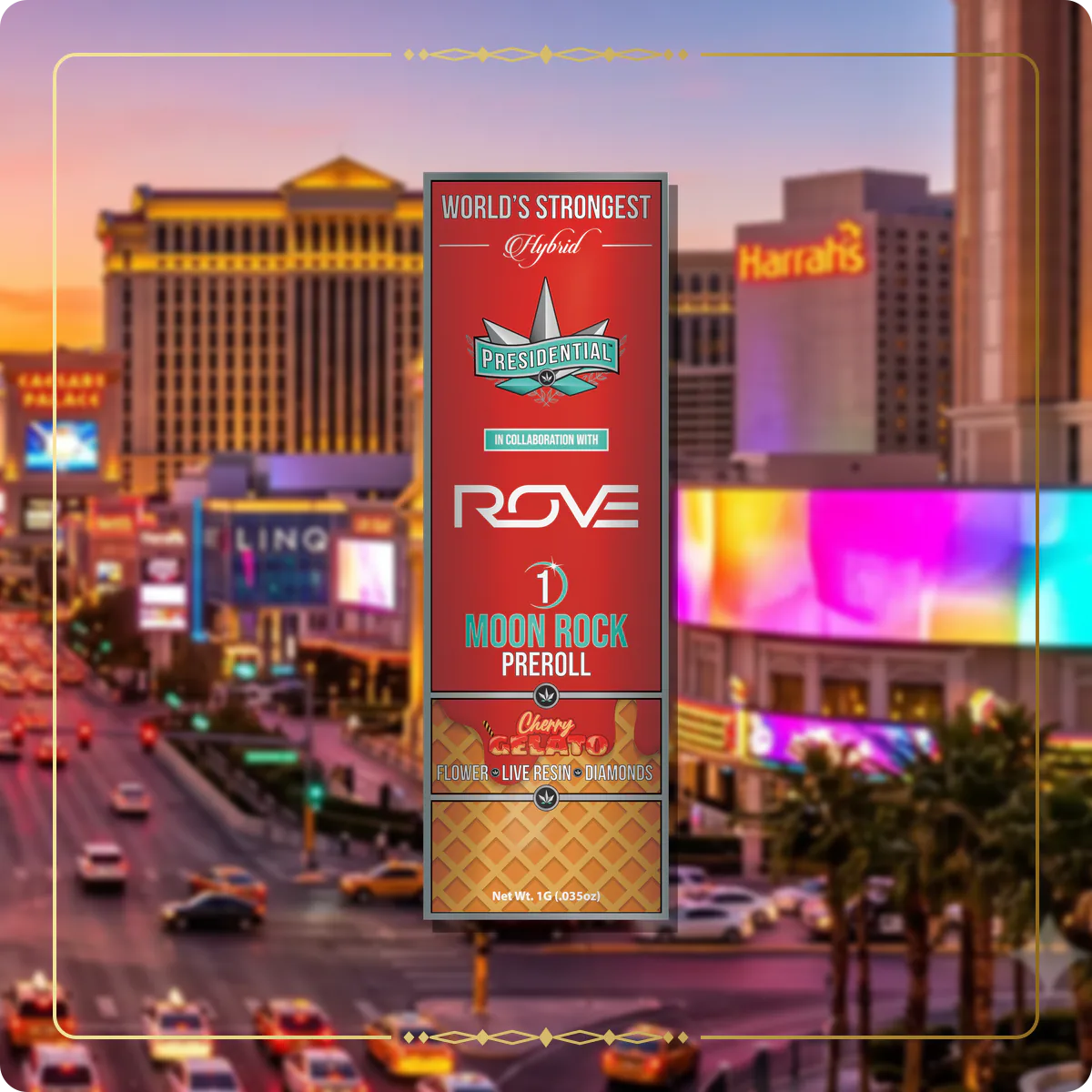 Cherry Gelato Presidential pre-roll for the Nevada Gold page