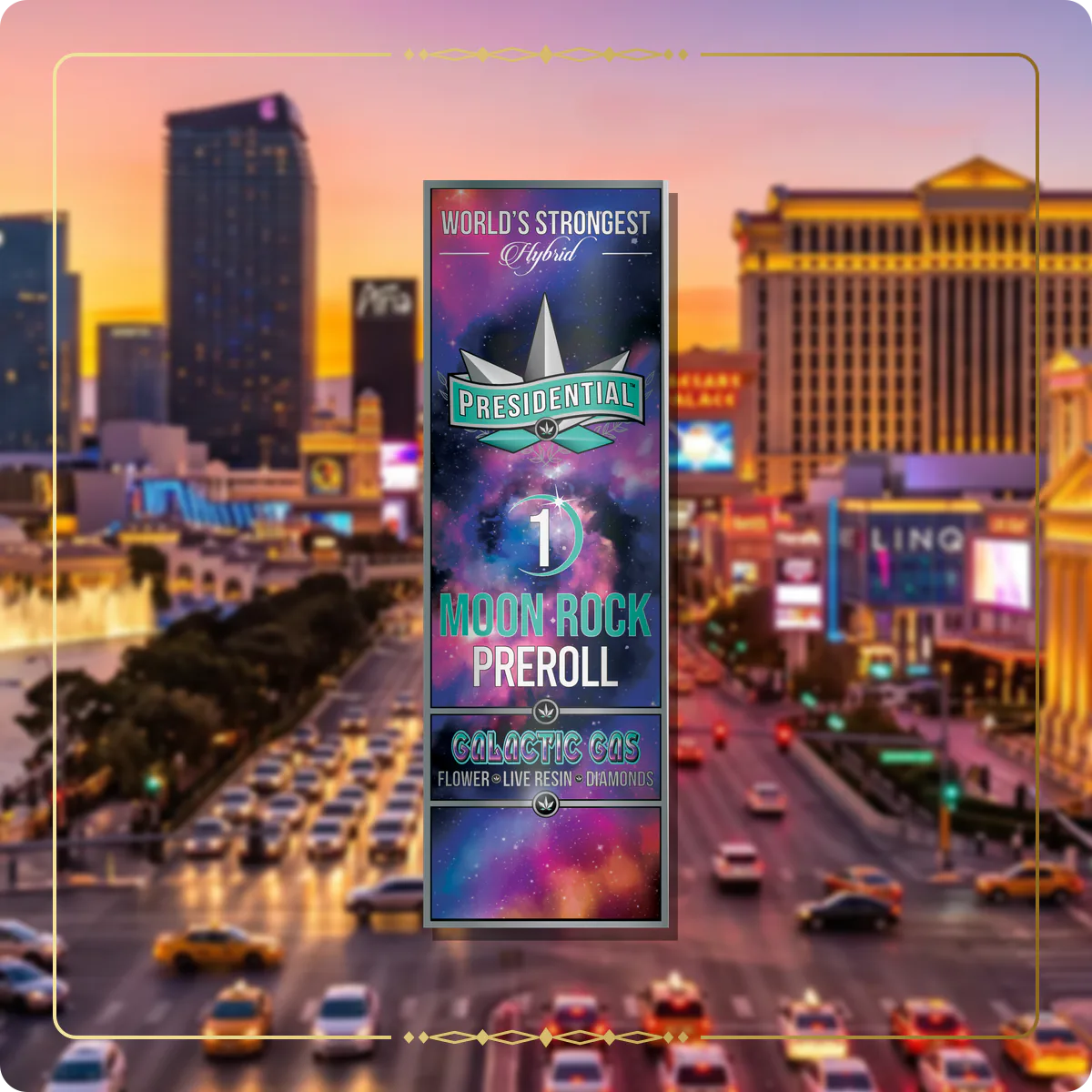Galactic Gas Presidential pre-roll variant 2 for the Nevada home collection