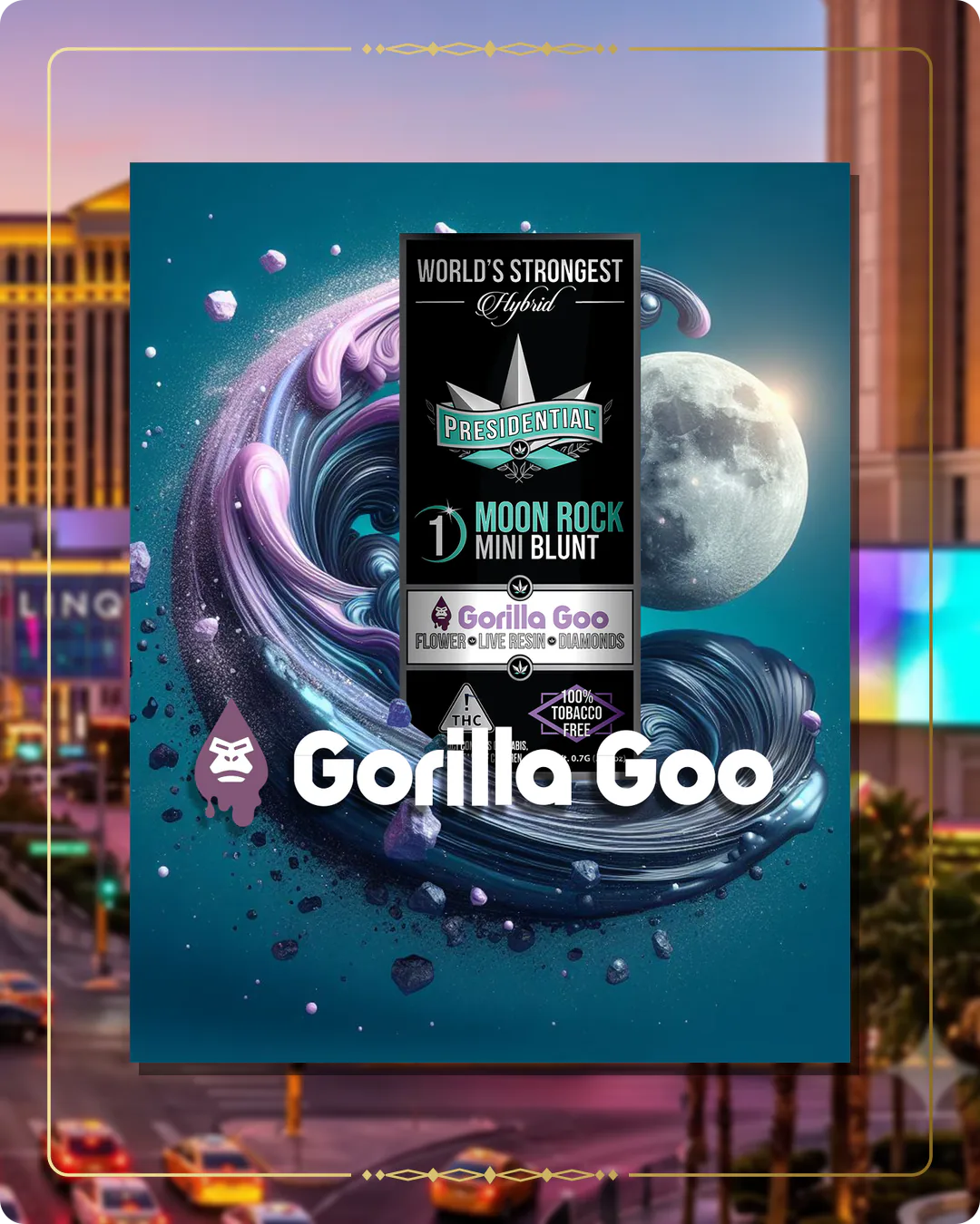 Gorilla Goo Presidential Moon Rock for the Nevada home collection
