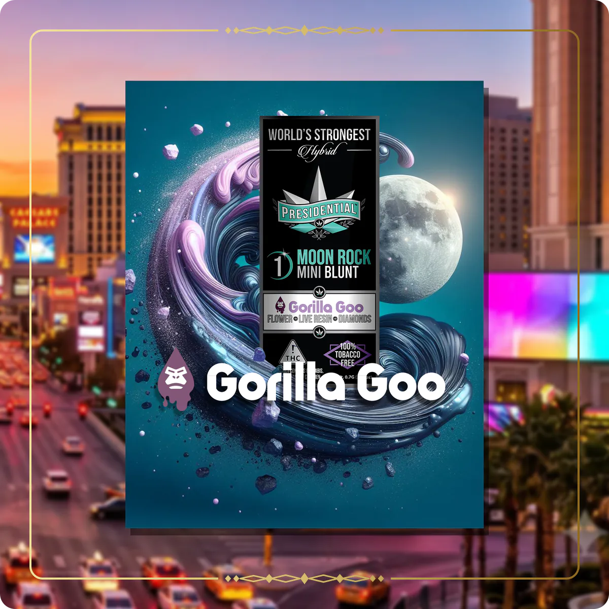 Gorilla Goo Presidential Moon Rock for the Nevada Gold page