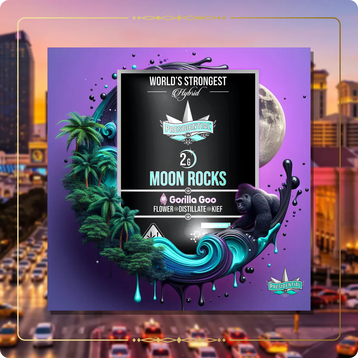 Gorilla Goo Presidential Moon Rock variant 3 for the Nevada Gold page