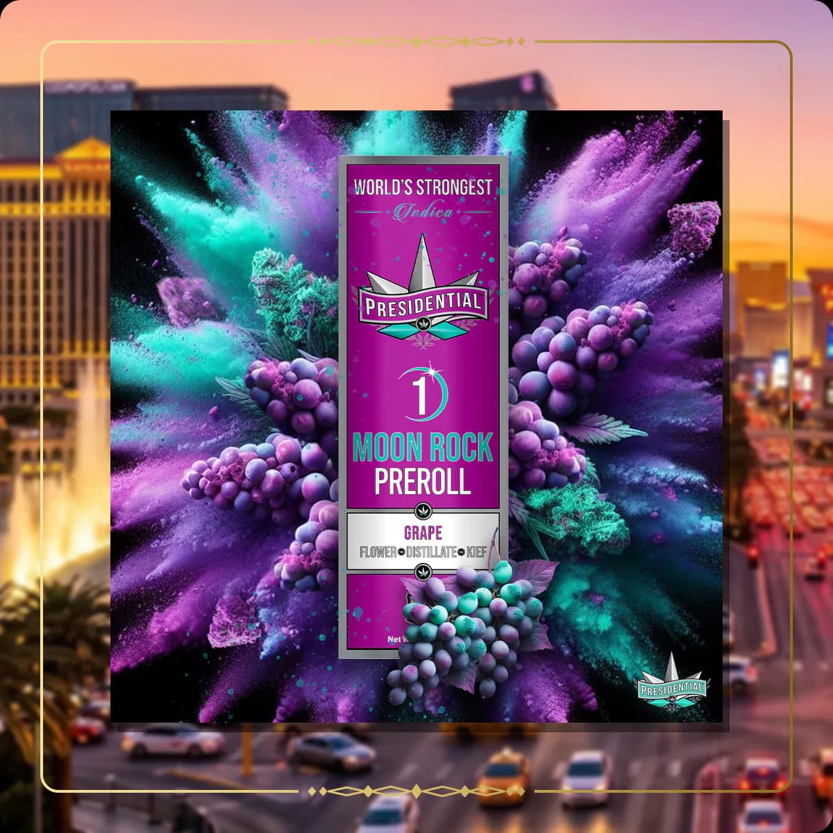 Grape Presidential pre-roll variant 2 for the Nevada Silver page