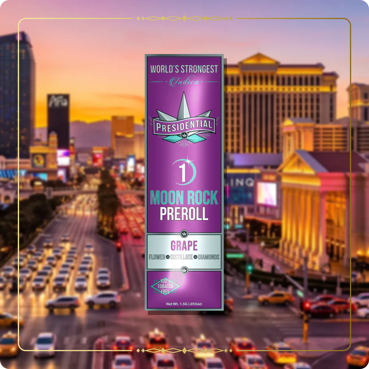 Grape Presidential pre-roll for the Nevada Silver page