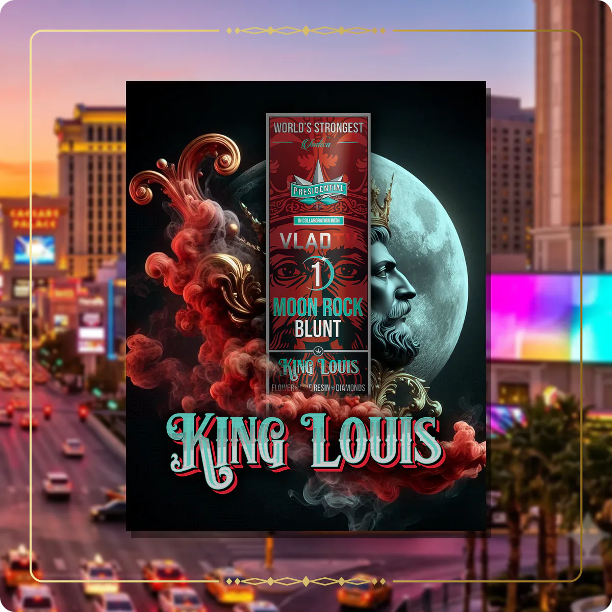 King Louis Presidential blunt for the Nevada Gold page