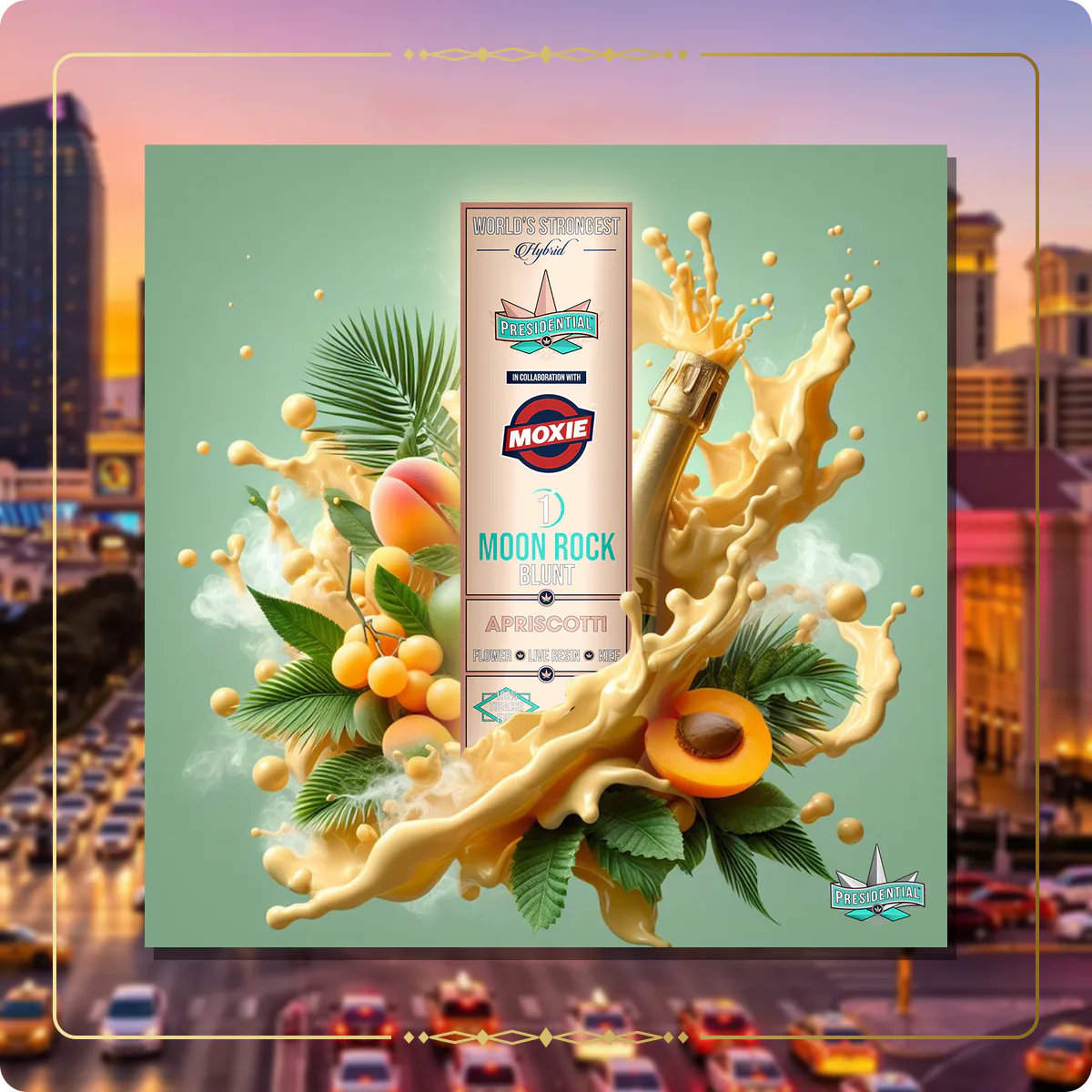 Apricotti Presidential blunt for the Nevada Find Us page