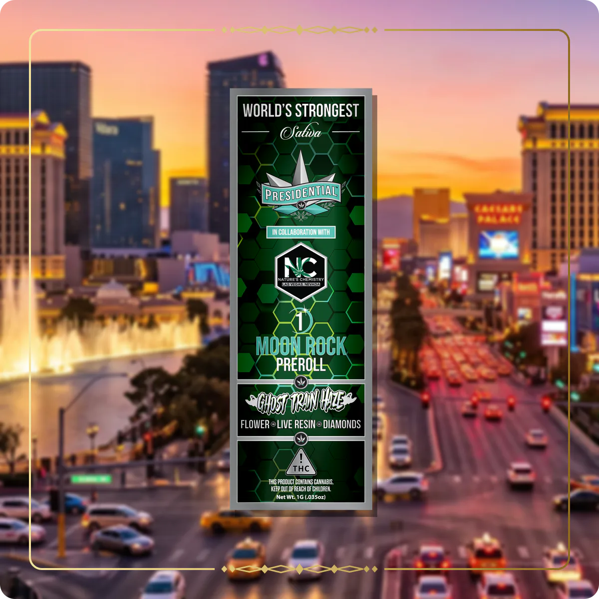 Ghost Haze Train Presidential pre-roll for the Nevada Find Us page