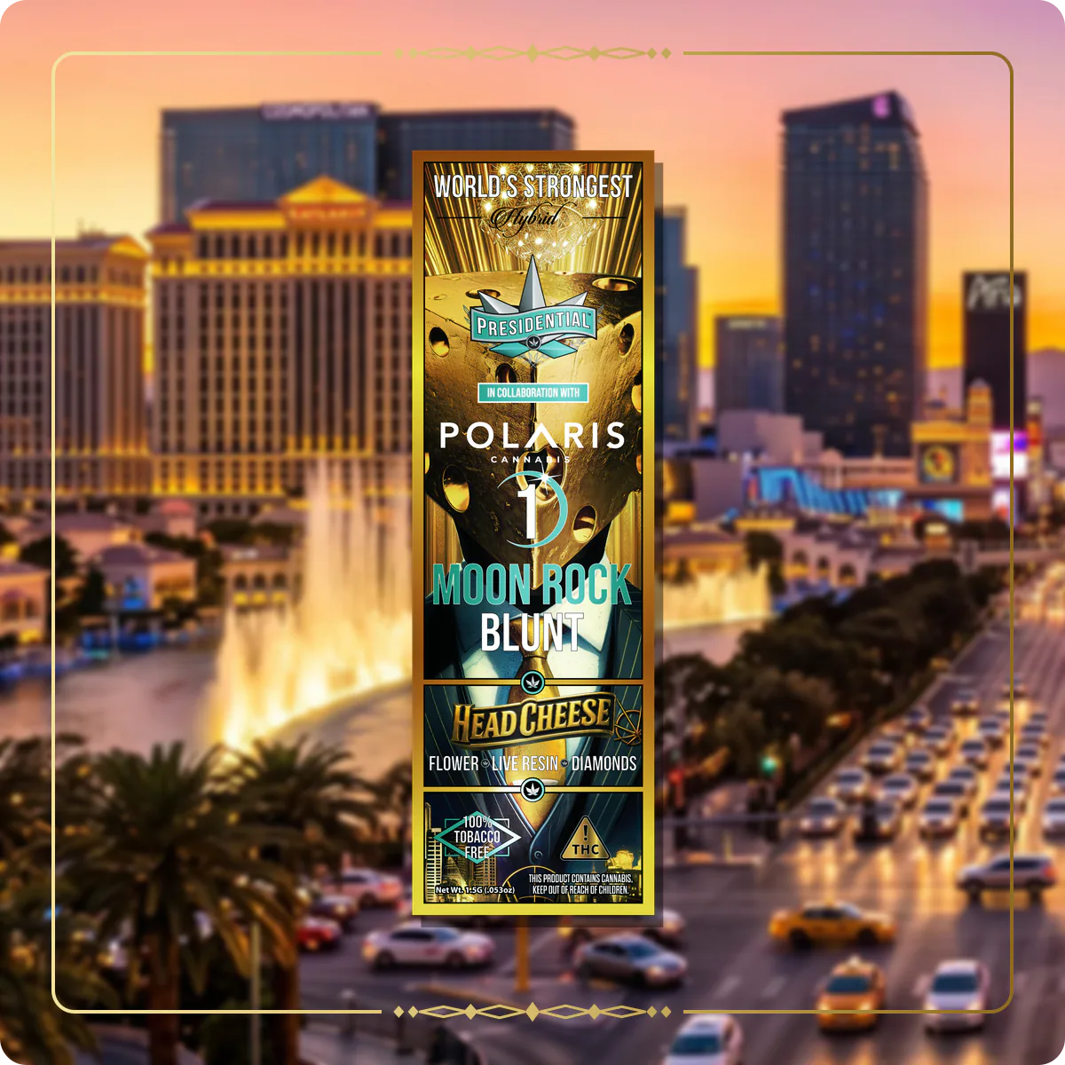 Head Cheese Presidential blunt for the Nevada brand story