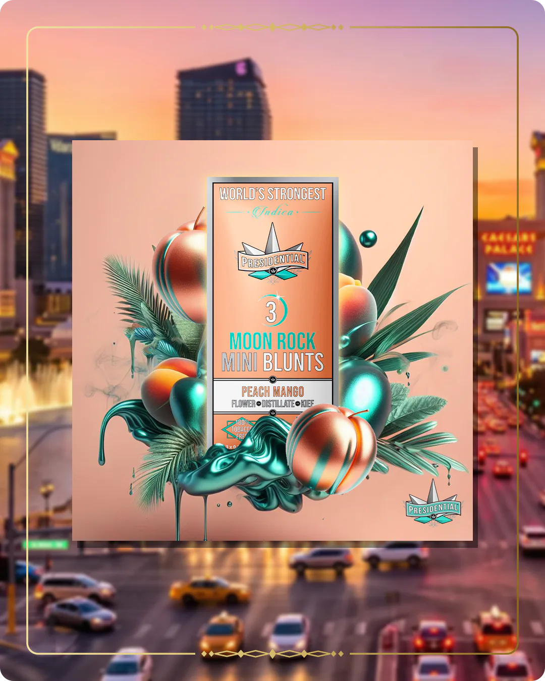 Peach Mango Presidential mini for the Nevada home collection