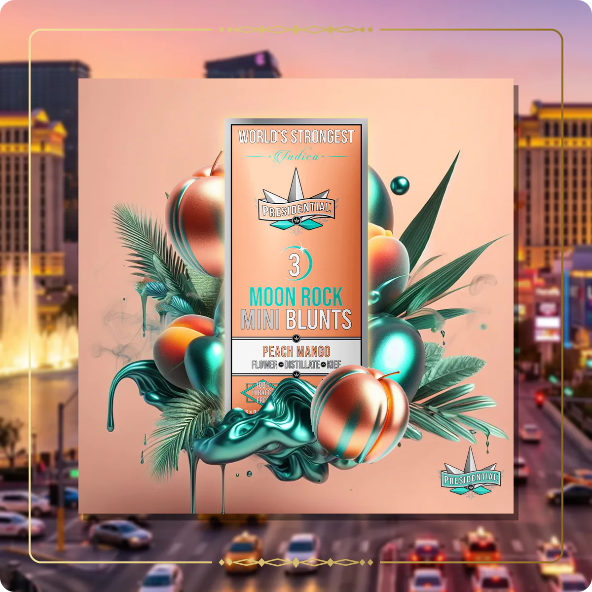 Peach Mango Presidential mini for the Nevada Silver page