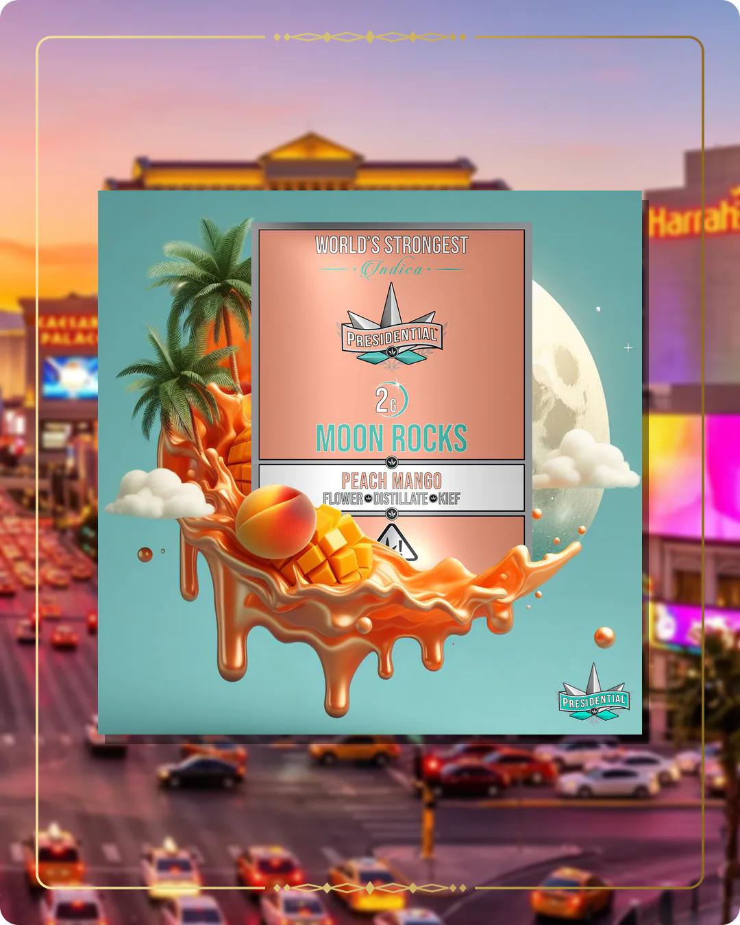 Peach Mango Presidential Moon Rock variant 2 for the Nevada retailers page