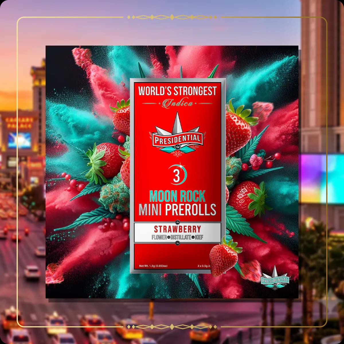 Strawberry Presidential mini variant 4 for the Nevada brand story