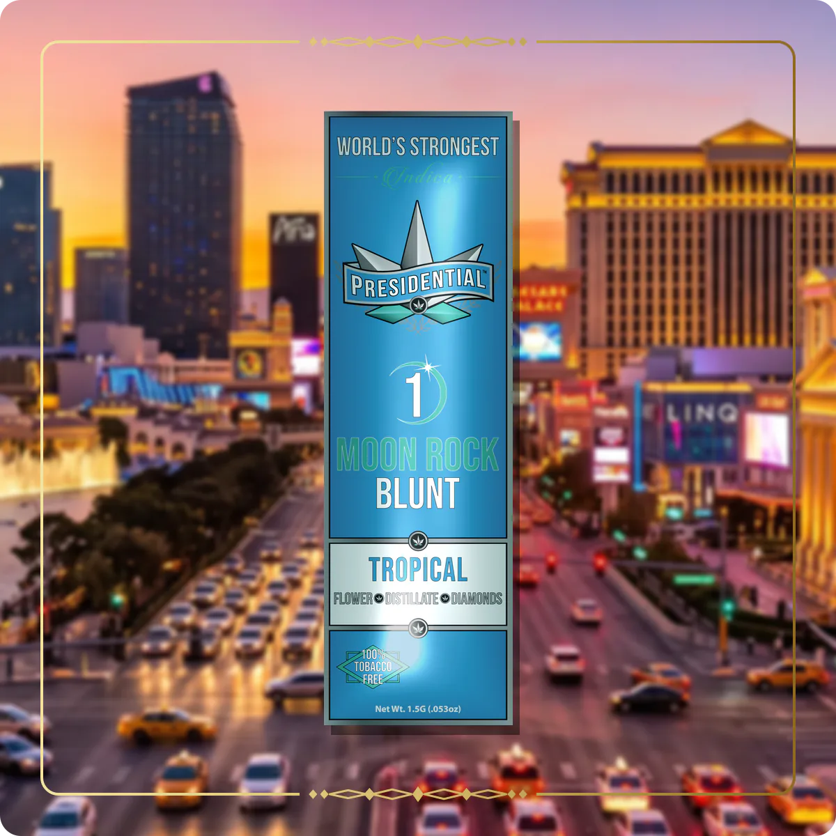 Tropical Presidential blunt variant 3 for the Nevada Silver page