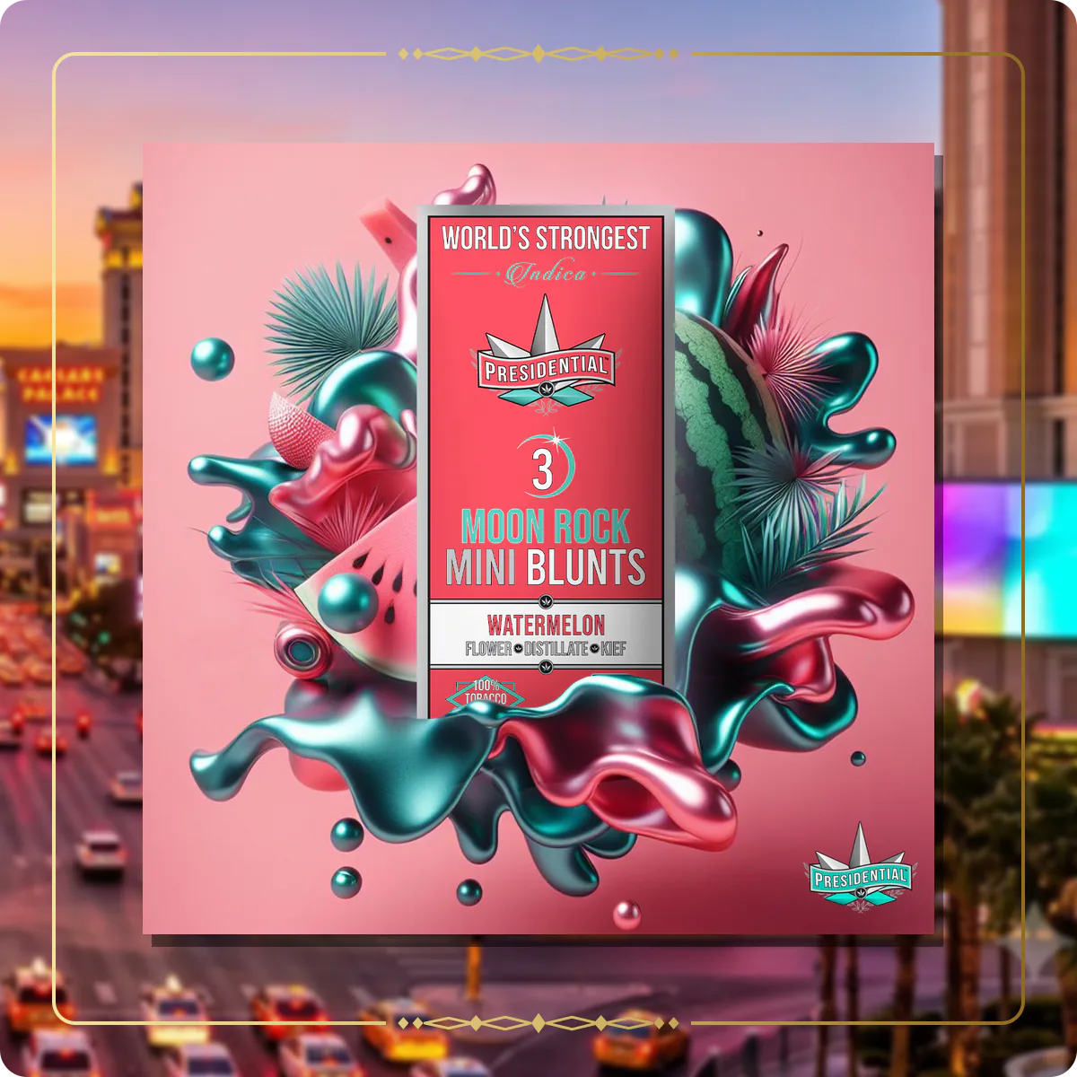 Watermelon Presidential mini variant 3 for the Nevada Silver page