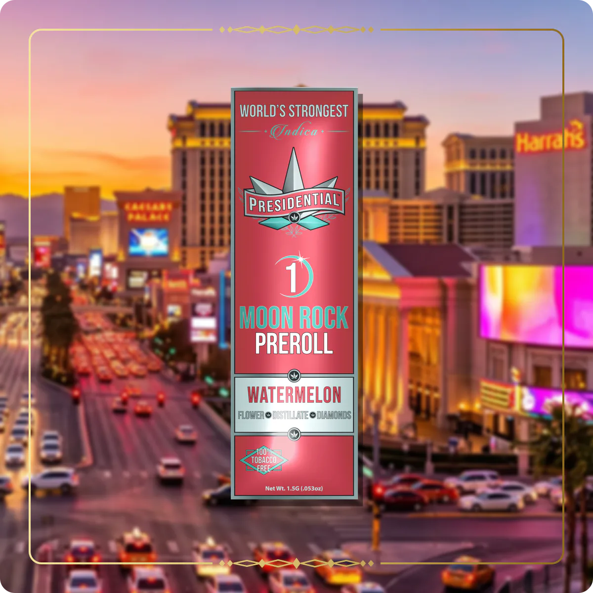 Watermelon Presidential pre-roll for the Nevada Silver page