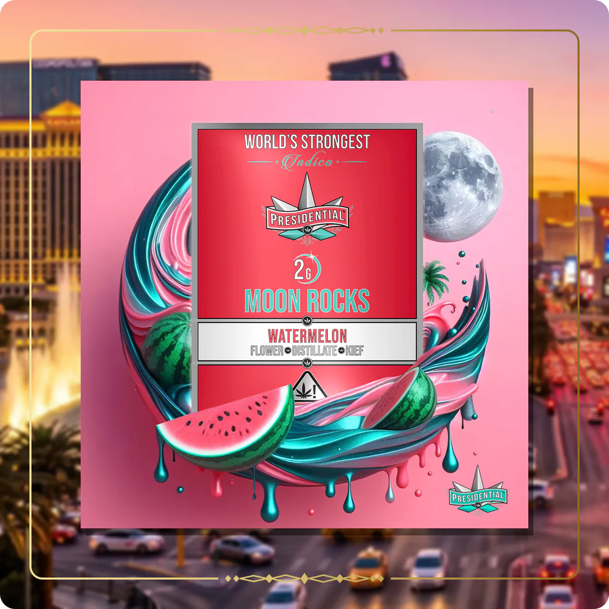 Watermelon Presidential Moon Rock variant 2 for the Nevada Silver page