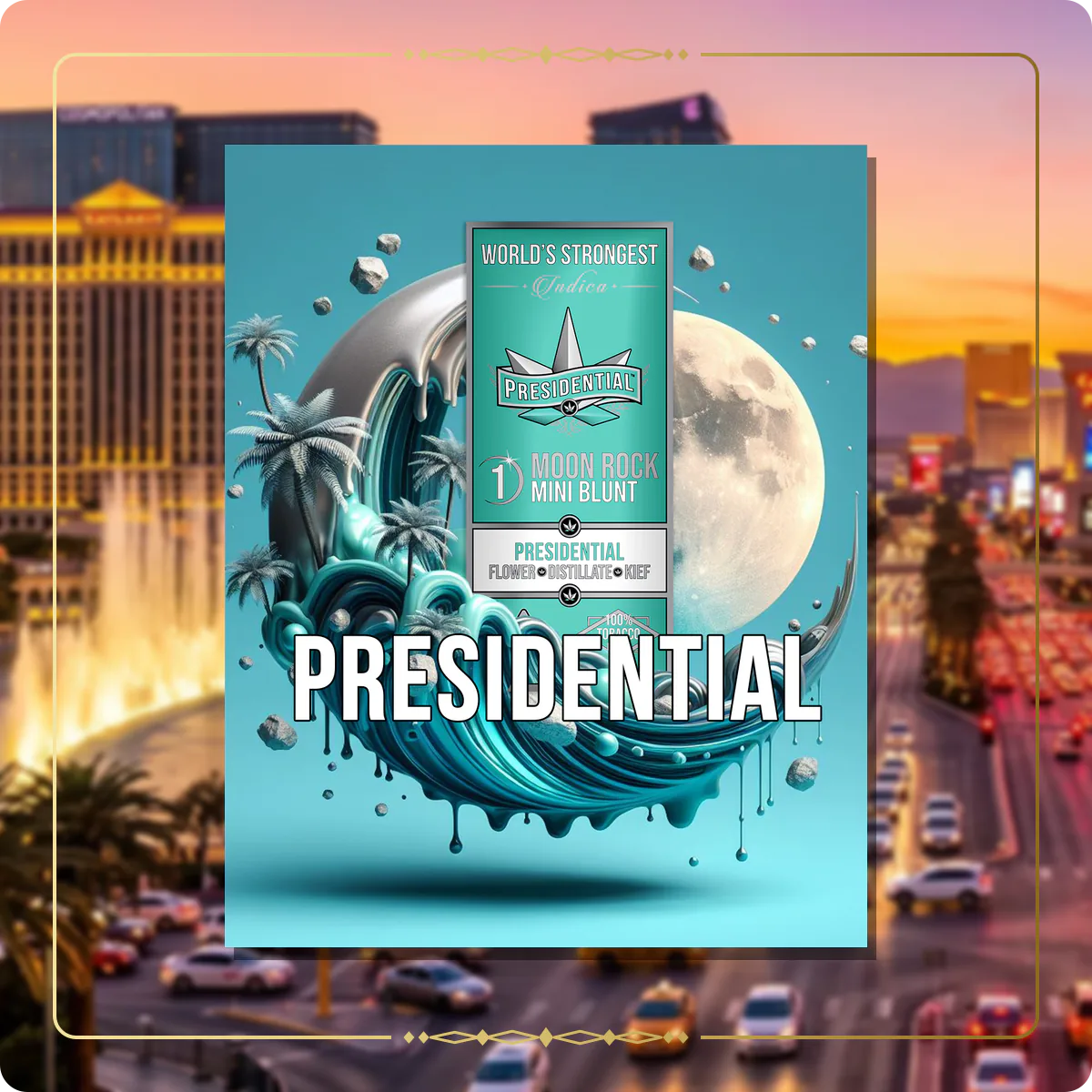 Presidential x THC Design Presidential Moon Rock for the Nevada Moon Rocks page
